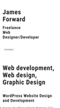 Mobile Screenshot of jamesforwarddesign.com